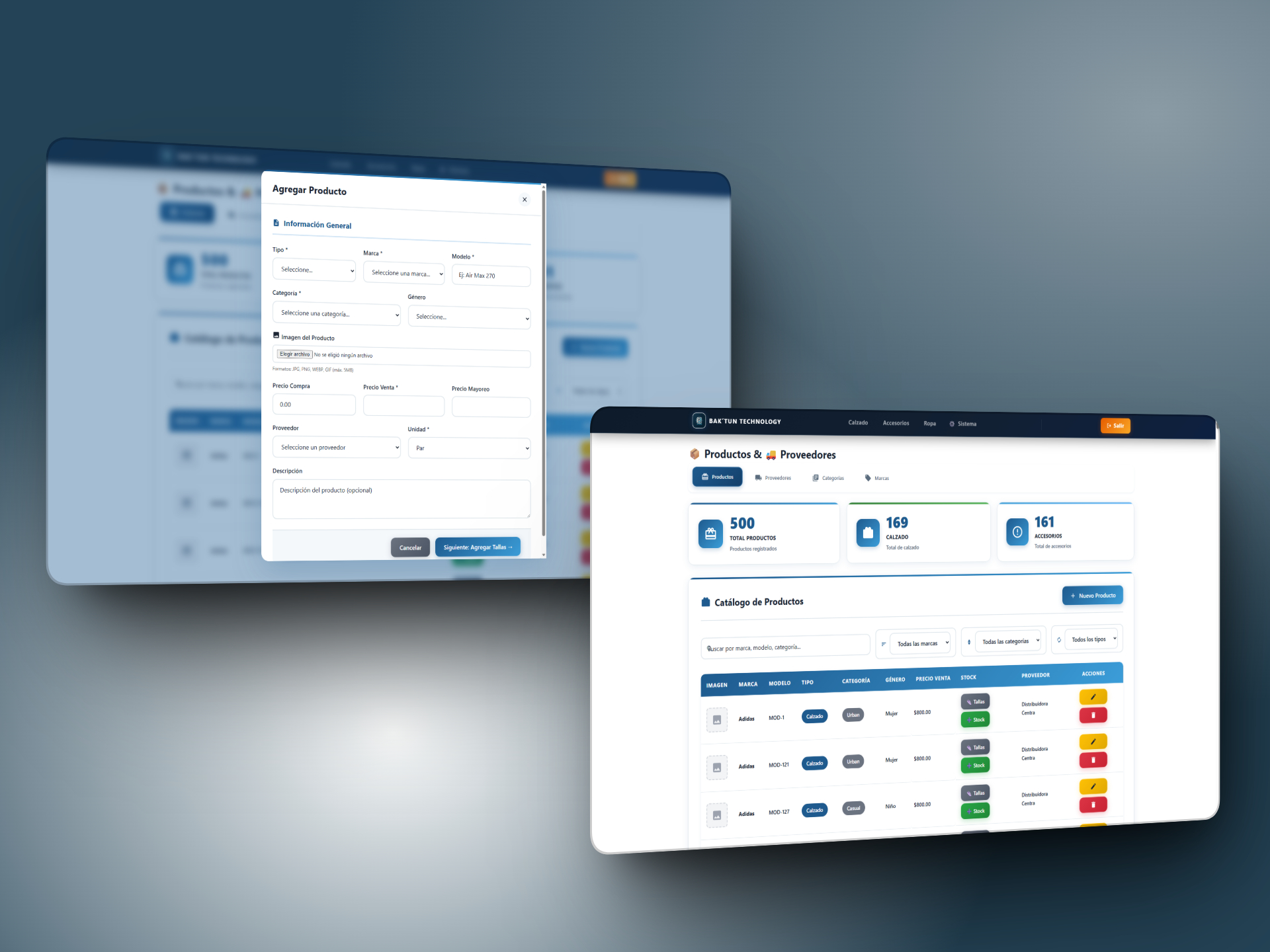 Inventario y Proveedores